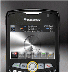 8350 Curve Smooth Blackberry theme Target OS 4.6.1