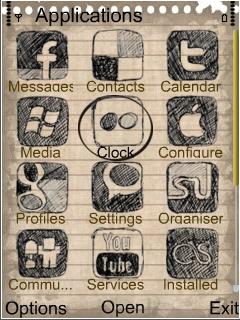 Social Sketch Icons