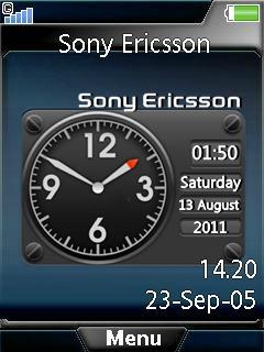 Sony Ericsson Clock