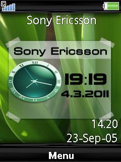 Sony Ericsson Clock