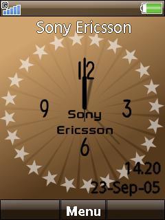 Sony Ericsson Clock