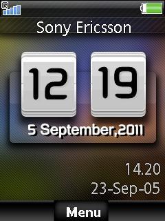 Sony Ericsson Clock