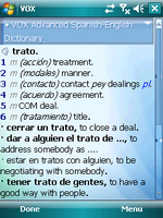 English Talking VOX English-Spanish & Spanish-English dictionary for Windows Mobile