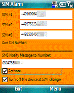 Kai's  SIM Alarm (SMP)