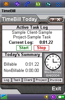 TimeBill for SE P800/P900/P910