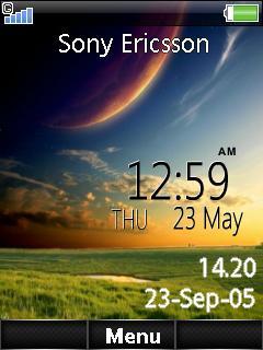 Space Digital Clock