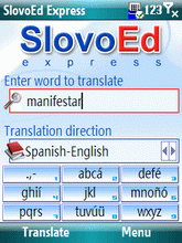 SlovoEd Express: Spanish Dictionaries SlovoEd Windows Mobile Smartphone