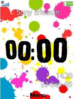 Splatta Swf Clock