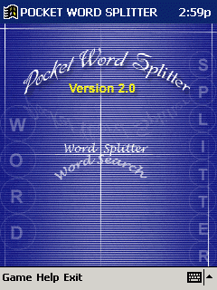 Pocket Word Splitter V 2.0