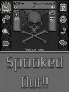 Spooked Out!! ZEN 8900/Curve BlackBerry Theme