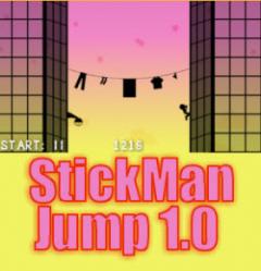 PSP Homebrew: Stickman Jump version 1.0