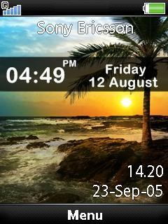 Sunset Clock