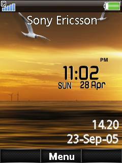 Sunset Digital Clock