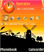 Memorial sunset and windmill theme, best theme for spending holiday![SymbianSigned]