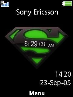 Superman Clock