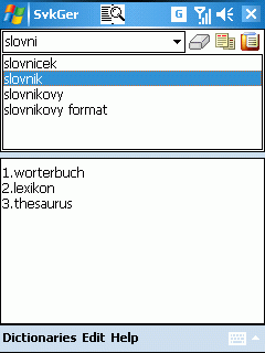 Slovak-German dictionary