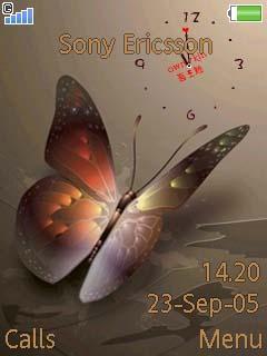 Swf Butterfly Clock
