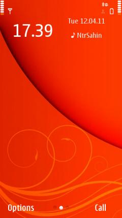 Swirly Red