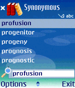 MSDict English Synonymous Dictionary (S60)