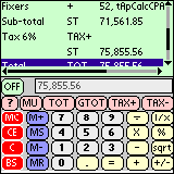 tApCalc Desk tape calculator
