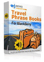 Talking English-Greek phrase book for BlackBerry
