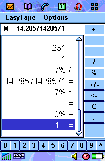 Easy Tape Calculator