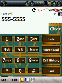 Tech Phone Dial Pad Skin