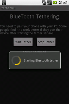 tetherBlu Free Edition