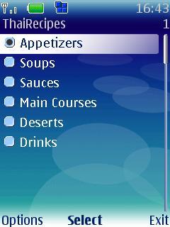 ThaiRecipes  for Symbian