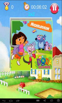 The Adventure Of Dora Theme Puzzle