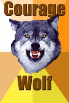 The Courage Wolf