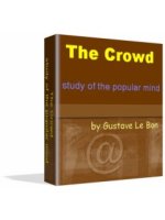 The Crowd; study of the popular mind