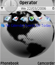 The Globe Theme + Free Flash Lite Screensaver