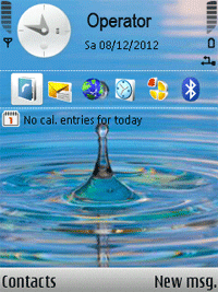 The Water Drop Theme Includes Free Digiter Timer Screensaver