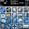 Blue Premium BlackBerry Theme for BB8200 Zen Version