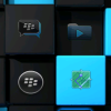 HD Blue Square Theme