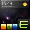 Glare Bottom Dock with Today by Elecite