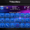 Three Rows Home Screen Blackberry Theme