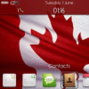 Canadian Flag BlackBerry Theme