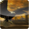 Powerfull Eagle King Landscape Wallpaper