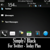 Simply7 Black for Twitter - Today Plus
