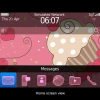 Pink Cake Theme with matching Pink Icons