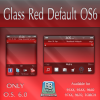 Glass Red Default OS6 theme by BB-Freaks