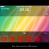 Rainbow Ripples Theme with Amazing Red Icons