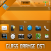 Glass Orange OS7 theme by BB-Freaks