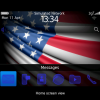 USA Flag - Stars and Stripes USA Flag Theme with Blue Icons