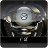 CAT desktop Clock