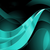 Abstract Cyan Theme