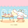 Cinnamoroll live in lovely cafe