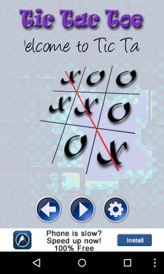 Tic Tac Toe for 2 players